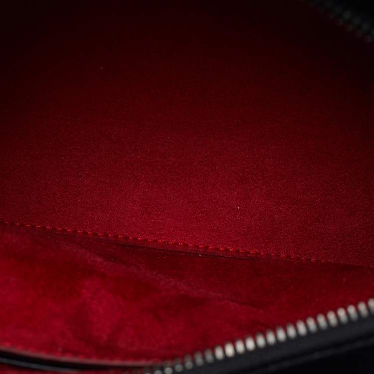 Pre Owned Christian Louboutin Black Leather Small Eloise Satchel