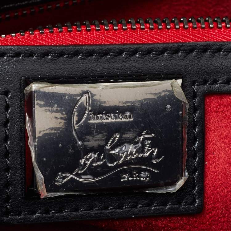Pre Owned Christian Louboutin Black Leather Small Eloise Satchel