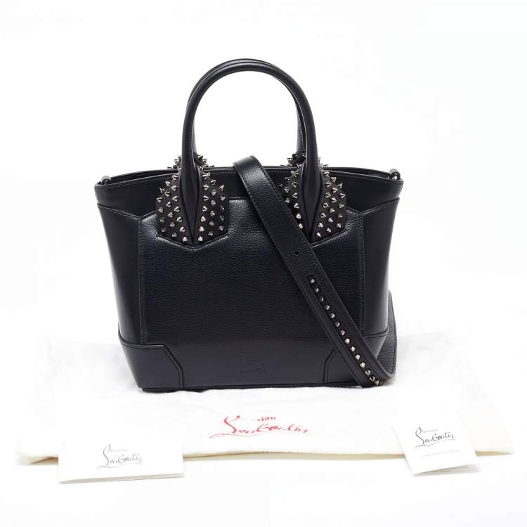 Pre Owned Christian Louboutin Black Leather Small Eloise Satchel