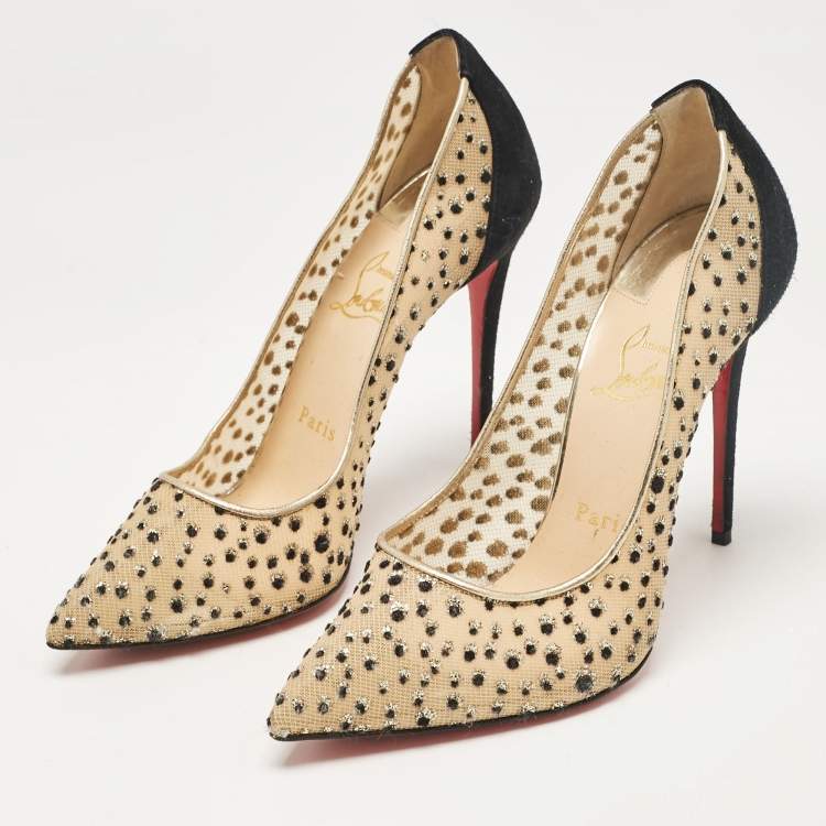 Louboutin follies lace best sale