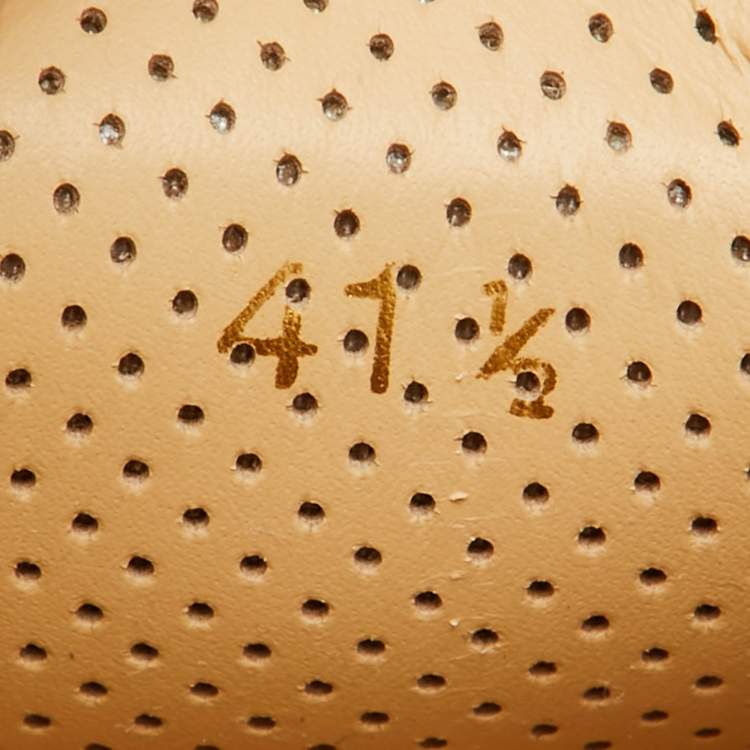 Pre Owned Christian Louboutin White Leather F.A.V Fique A Vontade Sneakers Size 41.5