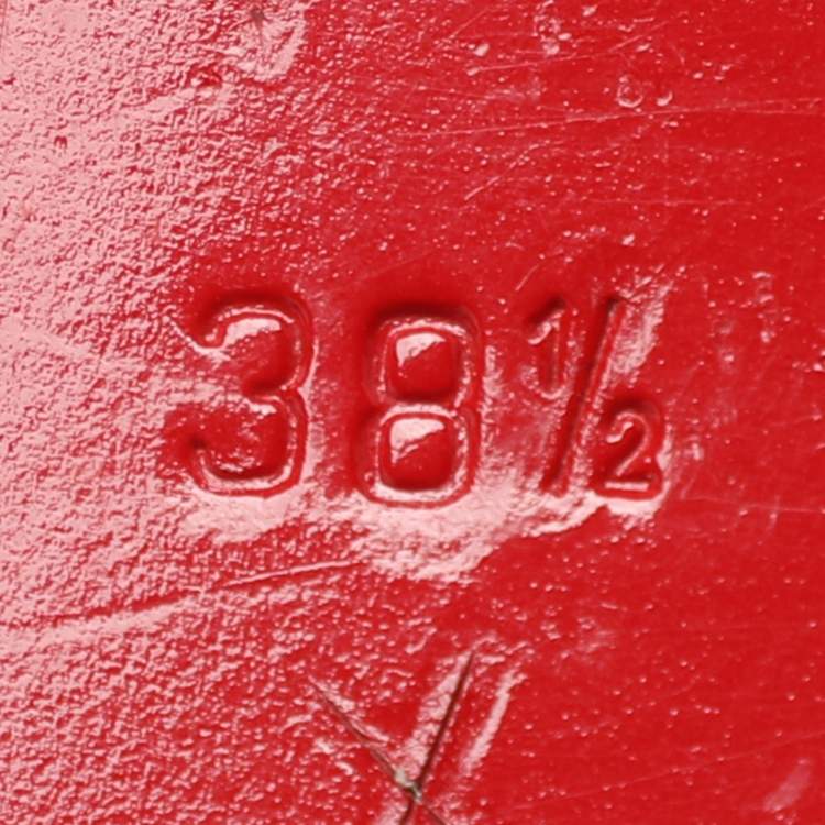 مملوكة مسبقًا Christian Louboutin Cream Leopard Print Patent Leather Laperouza Loafers Size 38.5