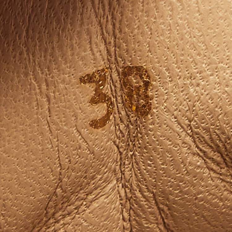 Pre Owned Christian Louboutin Black/White Leather Elastikid Donna Sneakers Size 38