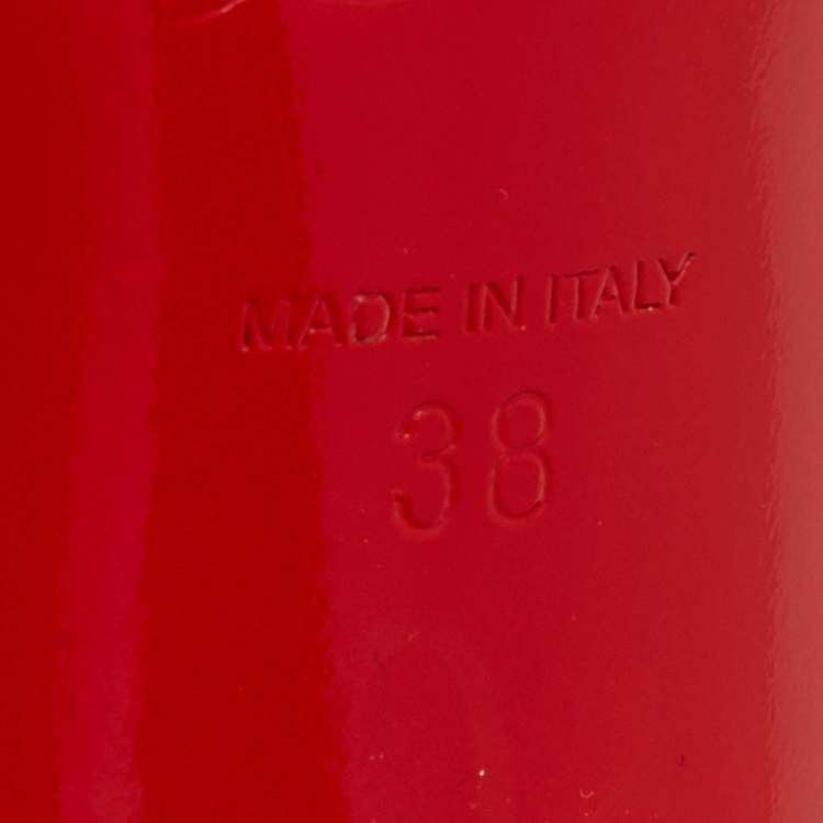 Pre Owned Christian Louboutin Black Suede Mamma Roma Open Toe Pumps Size 38