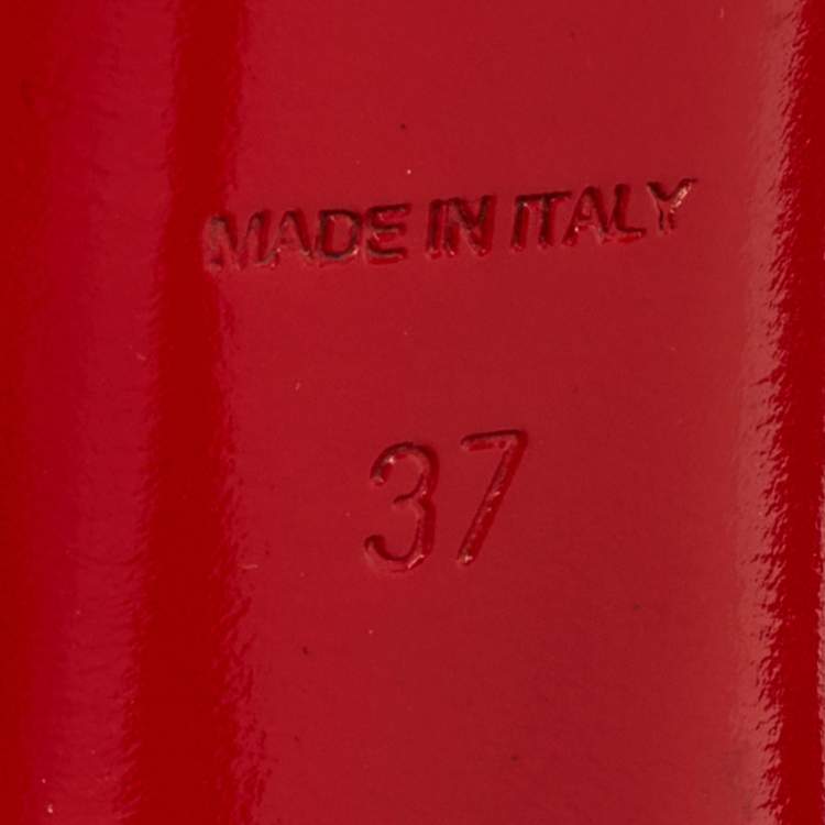 Pre Owned Christian Louboutin Black Suede Donue Platform Pumps Size 37