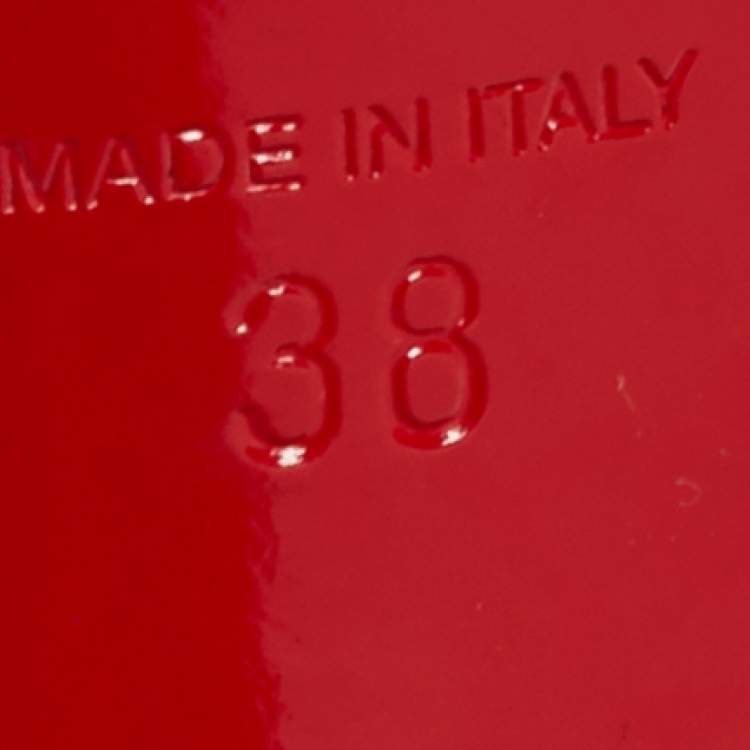 Pre Owned Christian Louboutin Cross Blake Size 38  Two Tone Lurex Fabric D'orsay Pumps