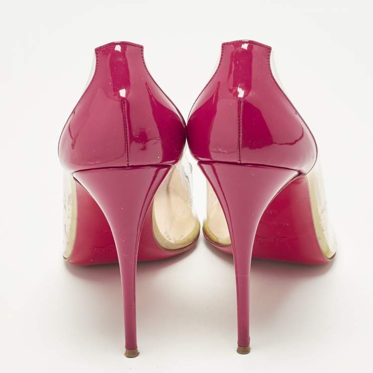 مملوكة مسبقًا Christian Louboutin Debout Size 40 Multicolor Patent Leather Pumps
