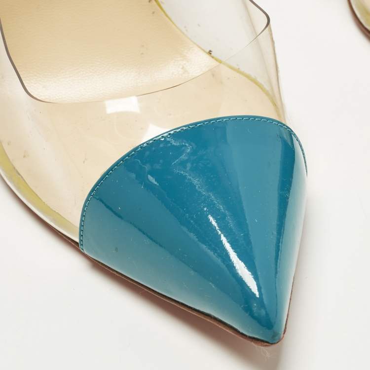 مملوكة مسبقًا Christian Louboutin Debout Size 40 Multicolor Patent Leather Pumps
