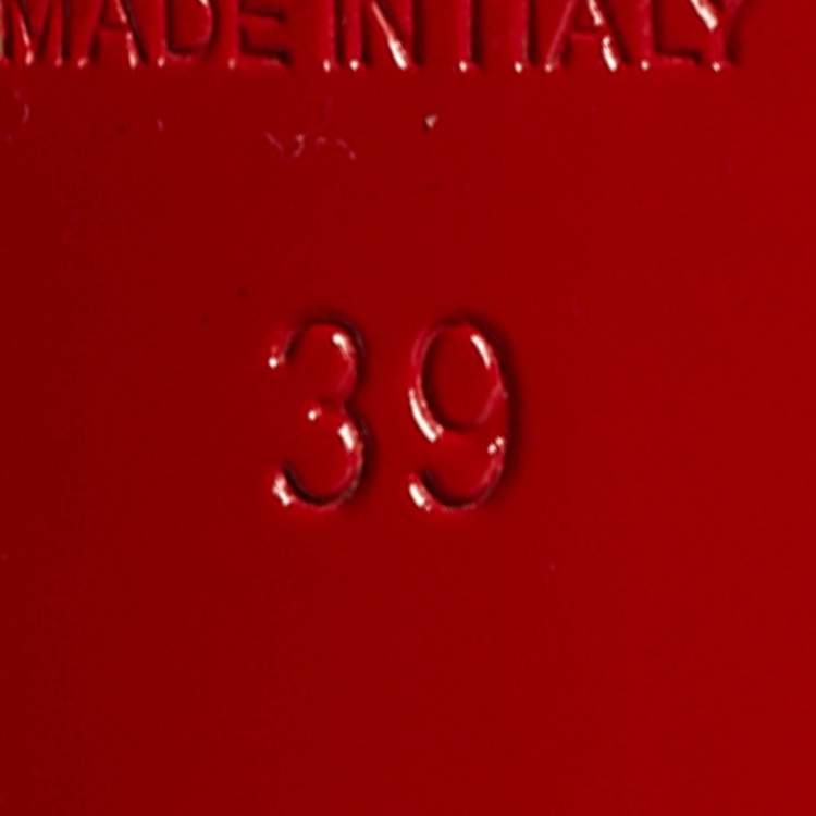 Pre Owned Christian Louboutin Degraspike Size 39 White Leather Pumps