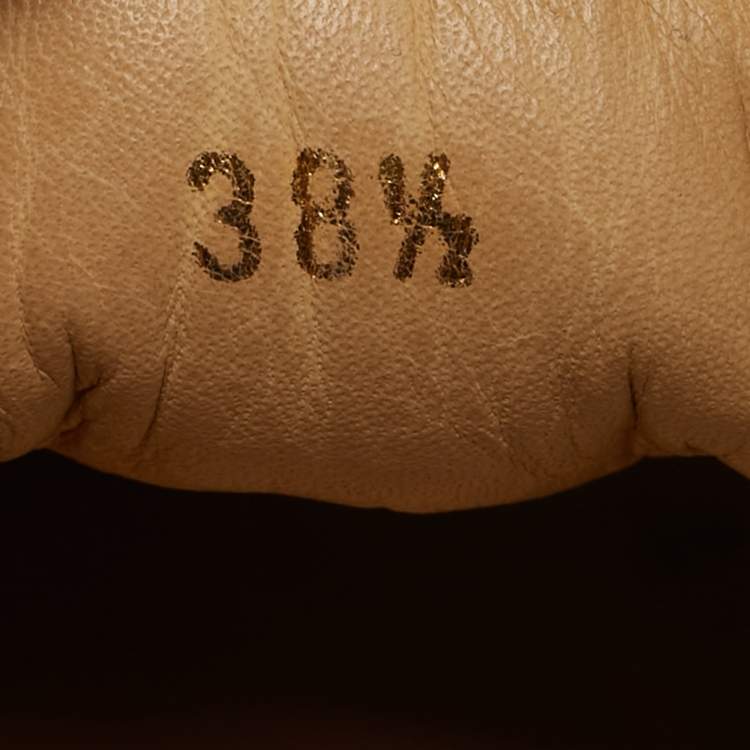 Pre Owned Christian Louboutin Louis Junior Spikes Size 38.5 Multicolor Patent Leather and Suede Low Top Sneakers