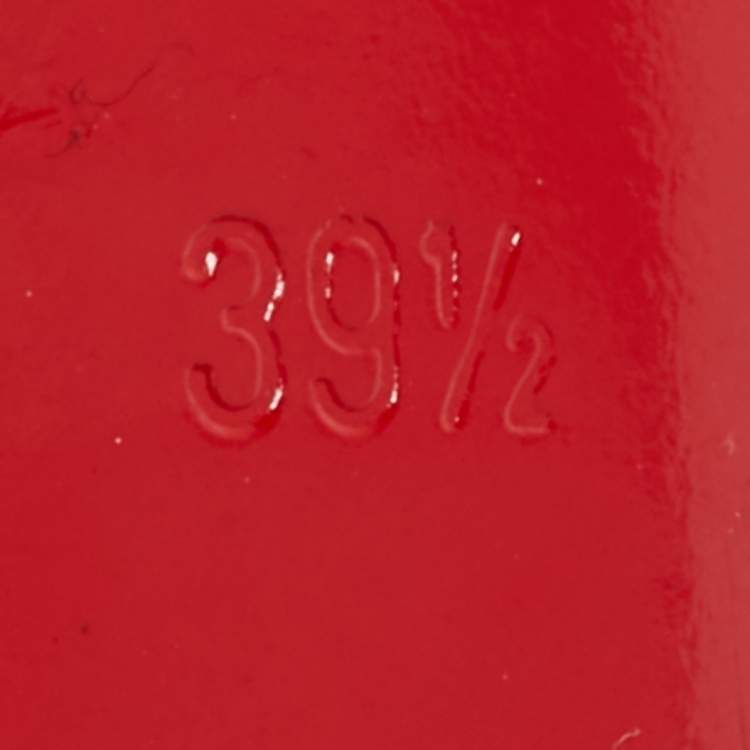 مملوكة مسبقًا Christian Louboutin Lady Peep Spikes Size 39.5 Silver Python Leather Platform Pumps