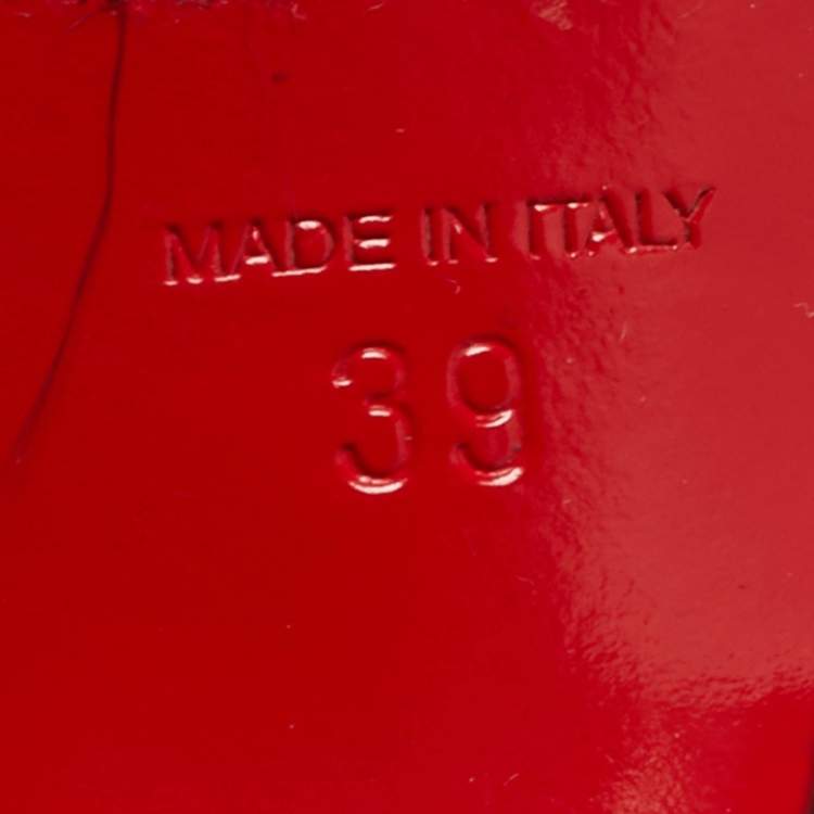 Pre Owned Christian Louboutin Magicdiva Size 39 Black Lace and Suede D'orsay Pumps