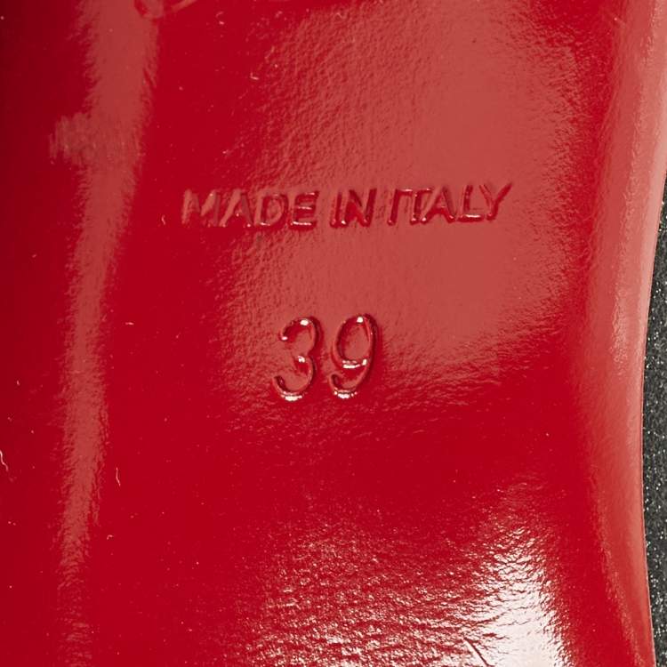 مملوكة مسبقًا Christian Louboutin So Kate Size 39 Black Glitter Pumps