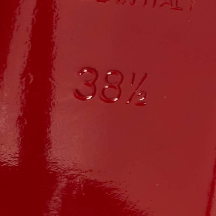 Pre Owned Christian Louboutin Corneille Size 38.5 Blue Suede Pumps