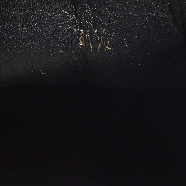 Pre Owned Christian Louboutin Size 41.5 Black Leather Low Top Sneakers