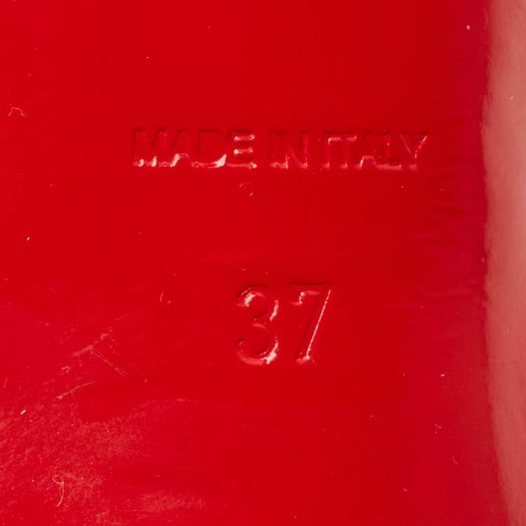 Pre Owned Christian Louboutin Multibrida Size 37 Black Leather Sandals