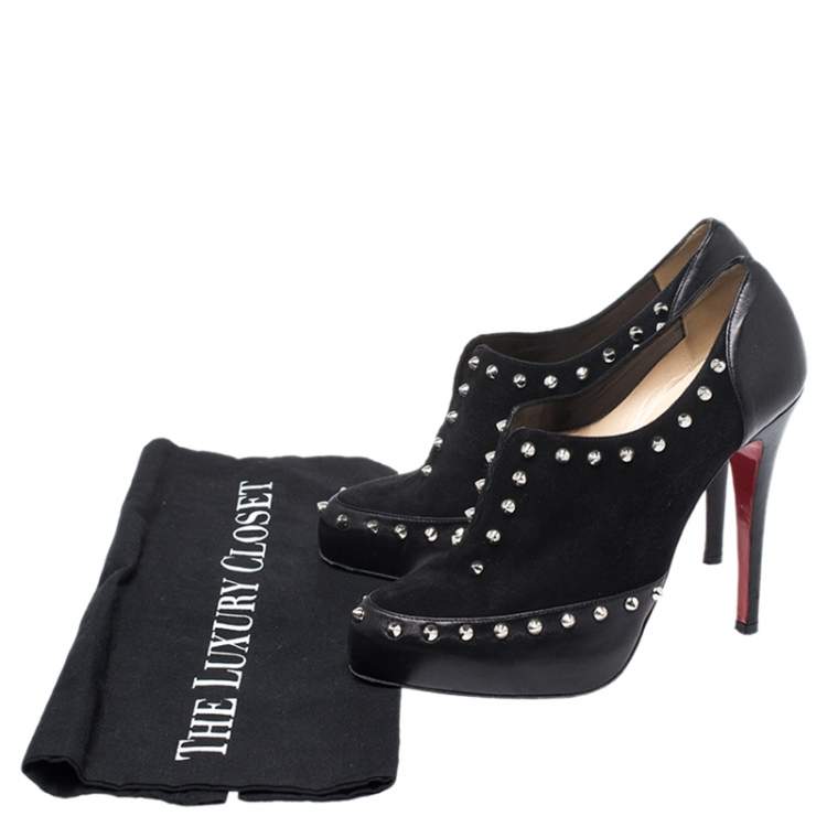 Christian Louboutin Black Leather And 