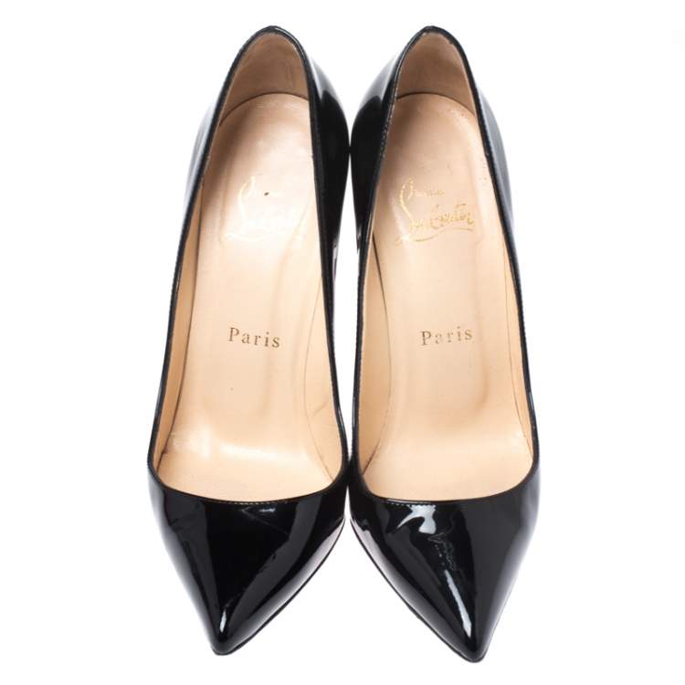 مملوكة مسبقًا Christian Louboutin Black Patent Leather So Kate Pumps Size 36.5
