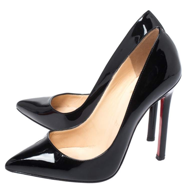 مملوكة مسبقًا Christian Louboutin Black Patent Leather So Kate Pumps Size 36.5