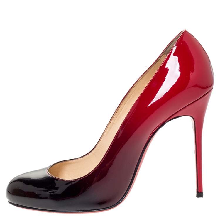 louboutin red black ombre