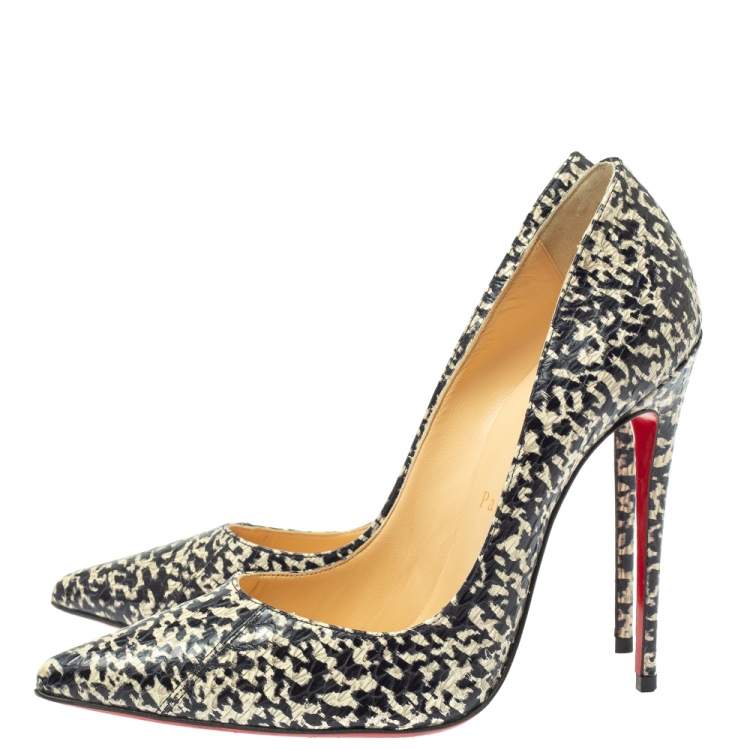 snakeskin christian louboutin