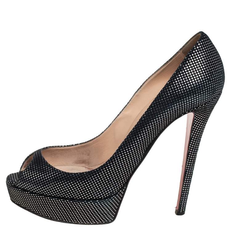 christian louboutin banana peep toe