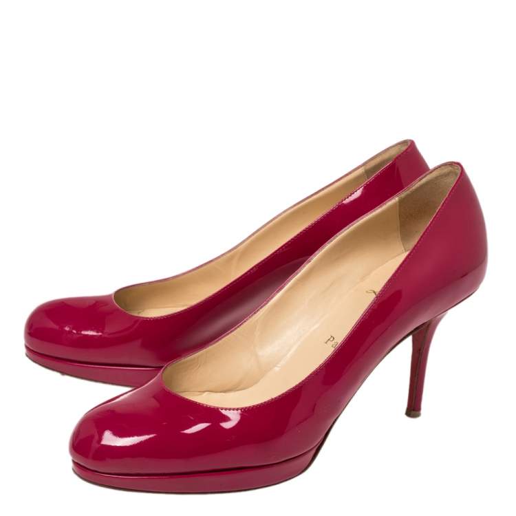 christian louboutin simple platform pump