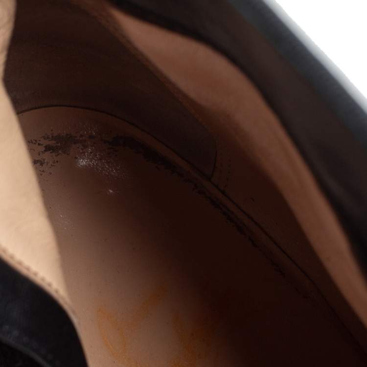 مملوكة مسبقًا Christian Louboutin Black Suede Ankle Boots Size 38.5