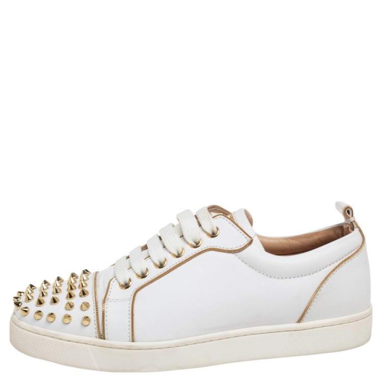 Christian Louboutin Louis Junior Spikes Sneakers 35 - Love Luxe