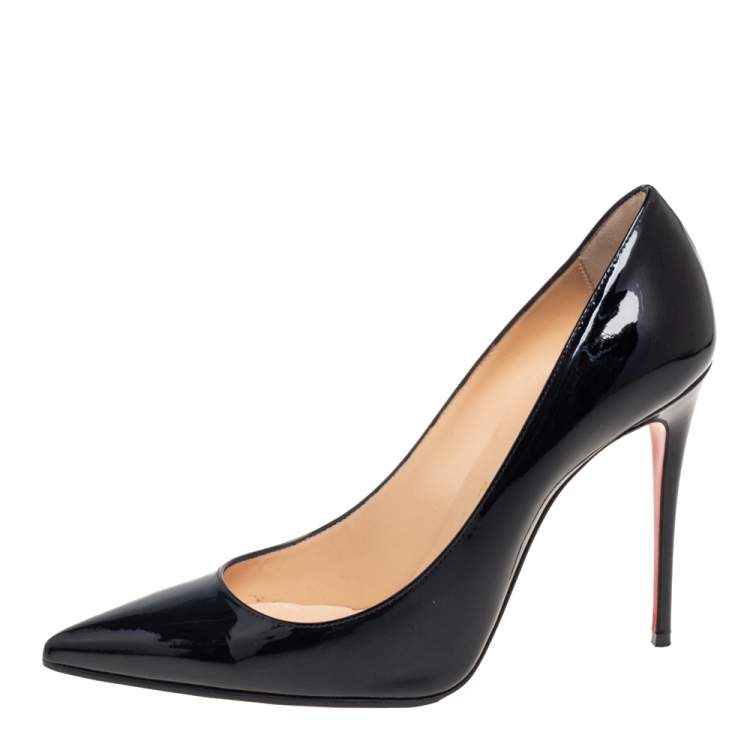 CHRISTIAN LOUBOUTIN Kate 100 iridescent leather pumps  Red heels outfit,  Christian louboutin kate, Christian louboutin shoes pumps