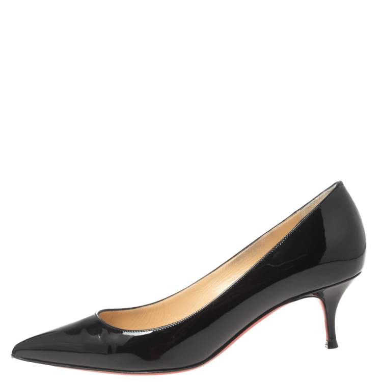 Christian Louboutin Black Pigalle Follies Heels