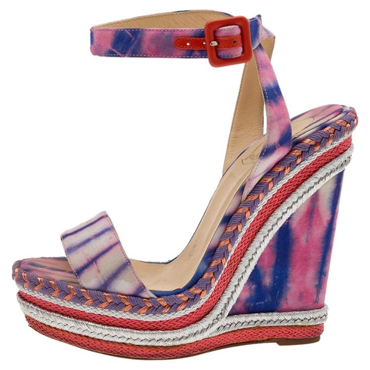 Louboutin hot sale platform wedge