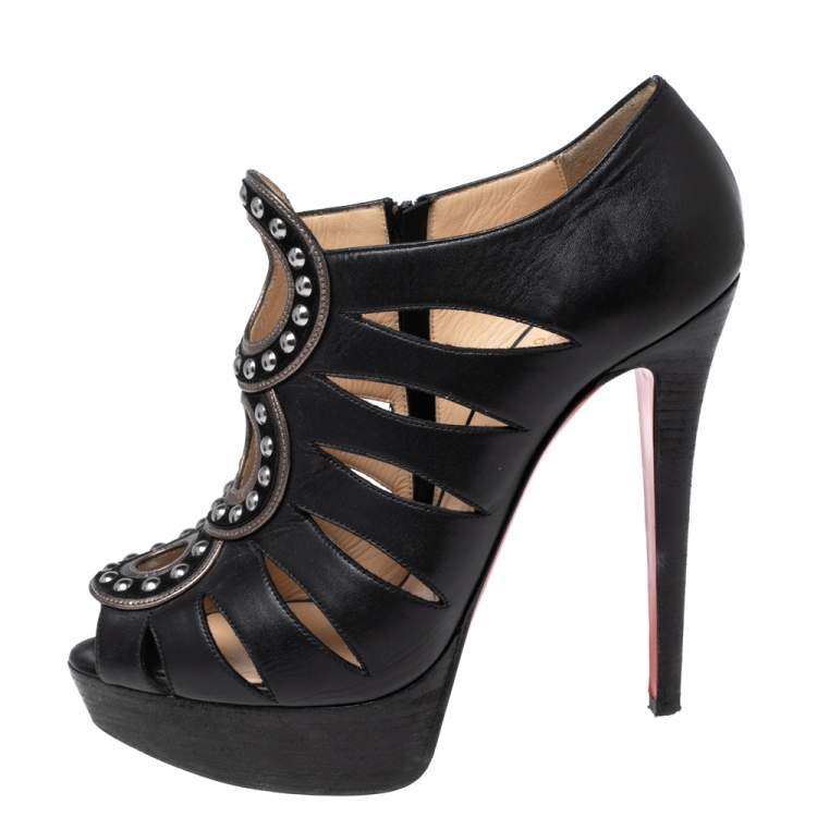 Louboutin studded clearance booties