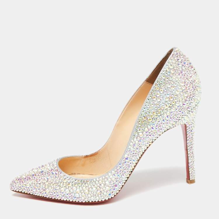 Christian Louboutin Multicolor Leather Pigalle Strass Degrade Pumps Size 36  Christian Louboutin | The Luxury Closet