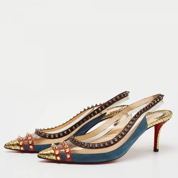 Christian Louboutin Holographic Follie Spike Pumps