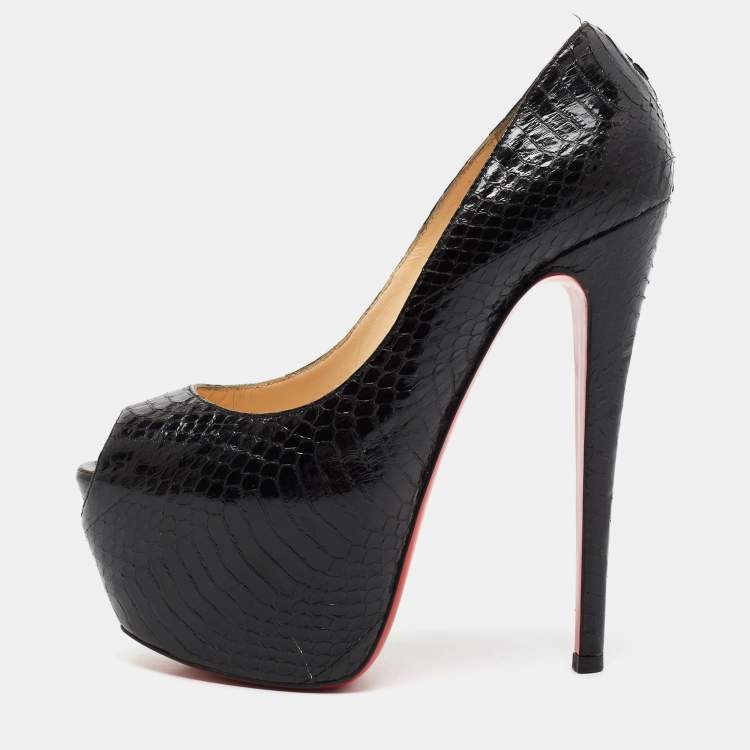 Highness christian discount louboutin black