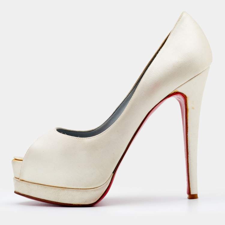 Buy Guess Women's Footwear Dress Shootie Open Toe Heels Off-white (Ivory  Beige) 7.5 UK at Amazon.in