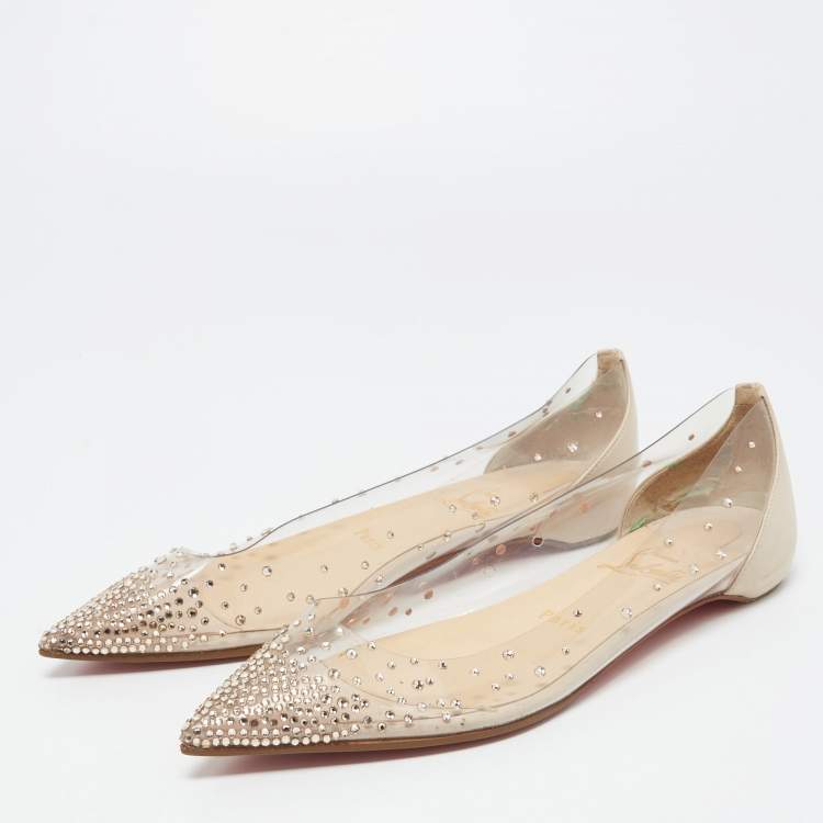 Christian louboutin degrastrass clearance flat