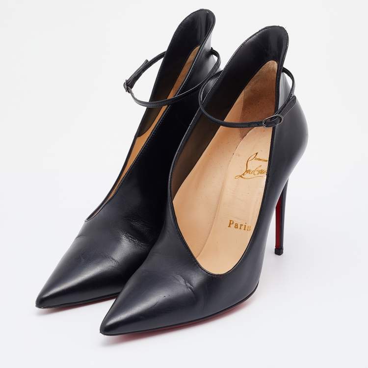 christian louboutin Black Bianca heels comes with box and original receipt