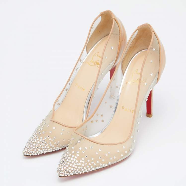 Christian Louboutin Strass Leather Heels for Women for sale