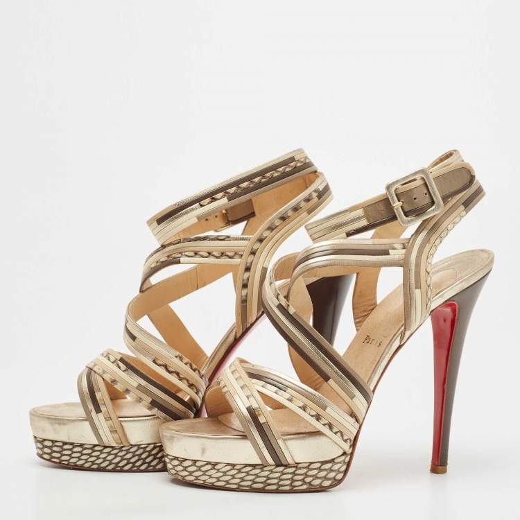 Strappy louboutin outlet sandals