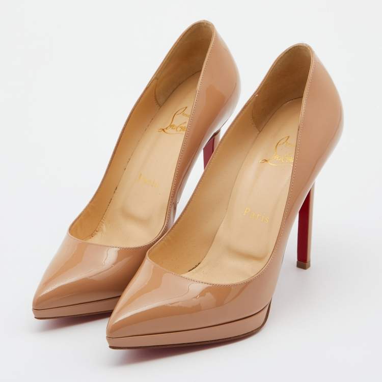 What to wear with Christian Louboutin Pigalle 120 nude pumps