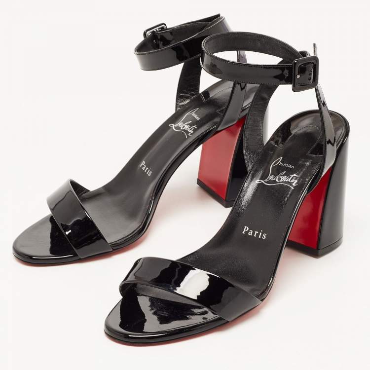 CHRISTIAN LOUBOUTIN: Chirsitian Louboutin Sabina leather sandal