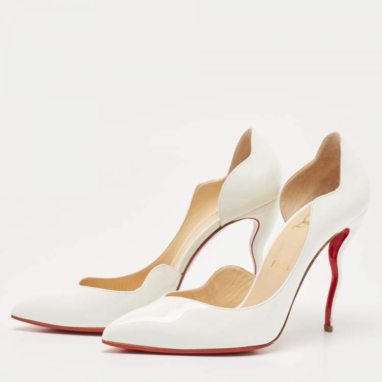 white red bottoms heels