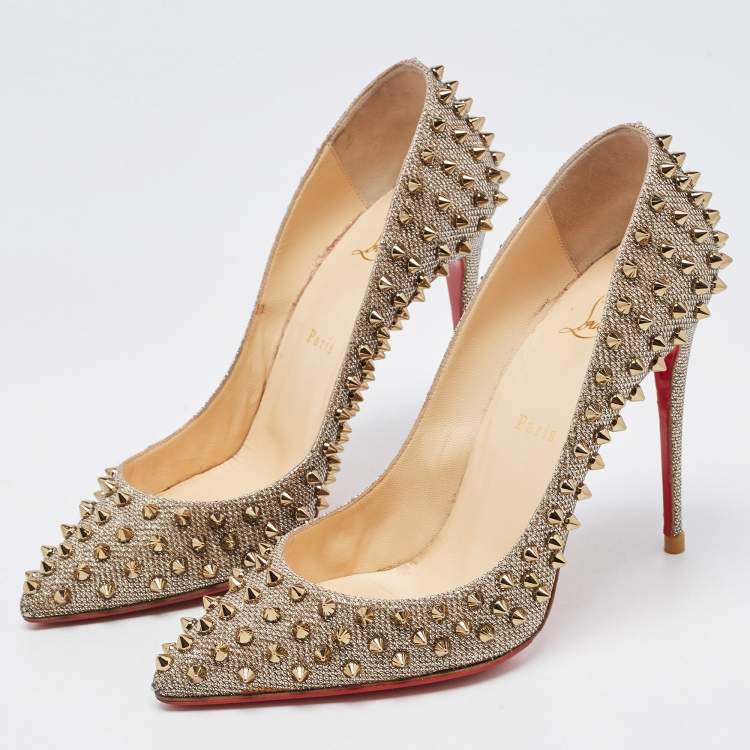 Christian Louboutin Pre-Loved New Very Privé 100 pumps for Women - Black in  Kuwait