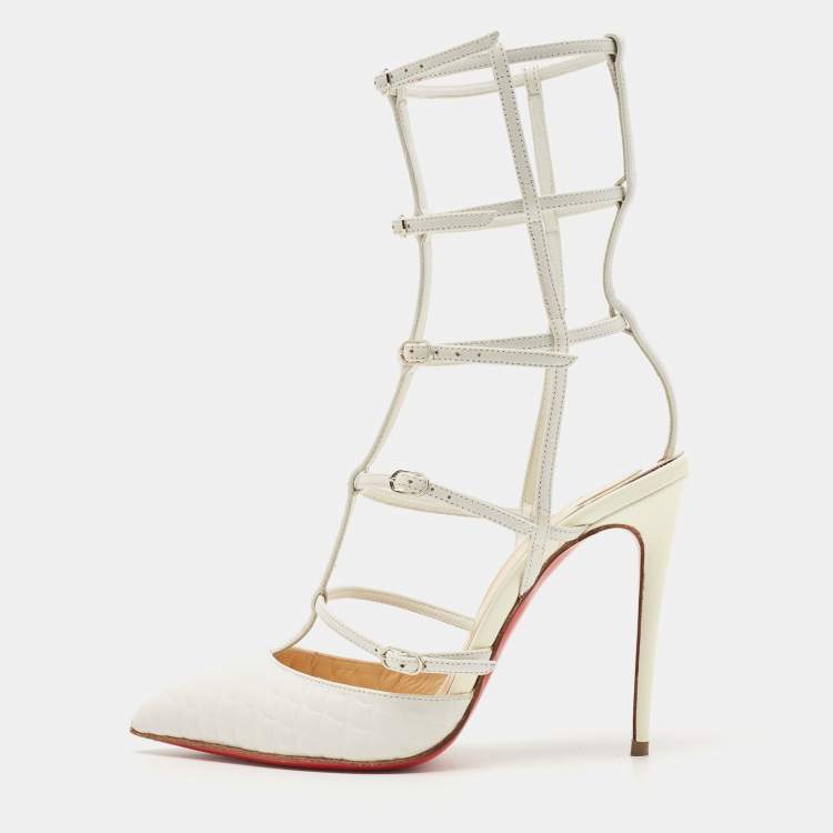 Christian Louboutin White Leather So Kate Pumps Size 36 Christian Louboutin  | The Luxury Closet
