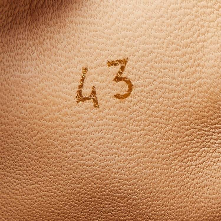 Pre Owned Christian Louboutin Multicolor Leather Oxford Sneakers Size 43