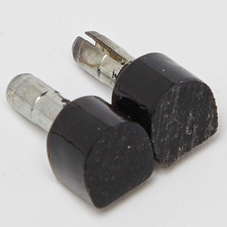 Pre Owned Christian Louboutin Black Leather Kadreyana Cage Pumps Size 38