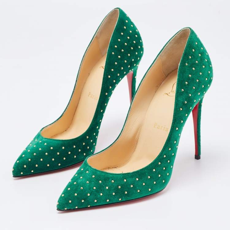 Green louboutins on sale