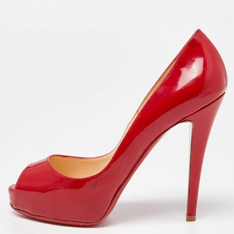 Privé open toe discount pump christian louboutin